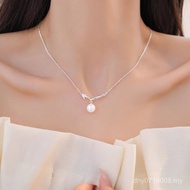 Hot-selling New Year Difeng 2023 Halloween Gift s999 Pendant Pearl Necklace Female Niche Bamboo Ligh