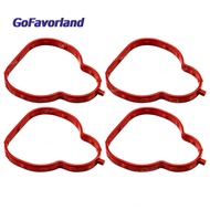 4Pcs Intake Manifold Gasket Plastic Red ZJ0113111 13191600 For Mazda 2 De Dh 3 Zj Ve Zy De Zy Ve Zj 
