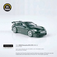 PARA64 1/64 2025 PORSCHE 911 GT3 (992.2) DARK GREEN METALLIC NEO