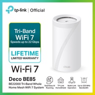 TP-Link Deco BE85 E22000 Tri-Band Whole Home Mesh WiFi 7 System รองรับปริมาณการใช้งานได้เพิ่มมากขึ้น