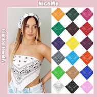 New Retro Cashew Nut Flower Scarf Korean Style Headscarf Riding Scarf Hip-Hop Scarf Sports Outdoor A