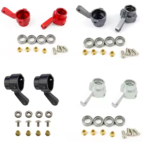 Front Axle Bridge Steering Cup Turn Cup Kit for WPL C14 C24 C34 C44 B14 B1 B16 B24 B36 MN D90 D91 MN