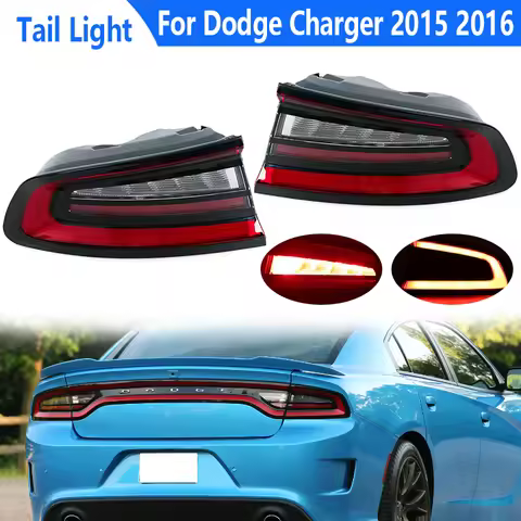 For Dodge Charger 2015 2016 USVersion Tail Light Rear Lamp Reversing Lamp Stop Brake Lamp Turn Signa