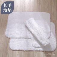 Five-Star Floor Towel White Door Mat Hotel Bathroom Thickened Long Hair Hotel Anti-Slip Mat Pure Cot