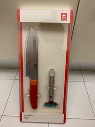 孖人牌刀具套裝：日式廚刀+可動瓜刨 Zwilling Now S Knife Set：Knife & Peeler