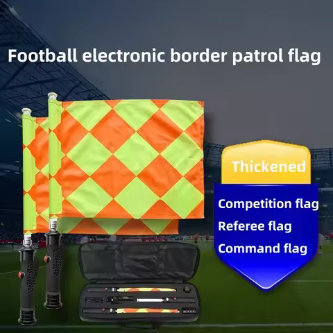 Referee electronic sideline flag Football game foul flag Service game sports flag Outdoor sports foo