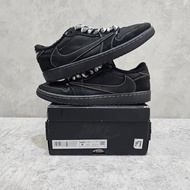 [二手] US9 Air Jordan 1 x Travis Scott 黑武士 倒鉤 低筒