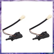 [P K A M] 2PCS Car Heated Windshield Washer Nozzle for MK4 Golf MK4 B5 Rapid SEAT 6E0955986B Replace