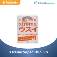 Sagami Xtreme Super Thin Kondom Sangat Tipis 3S