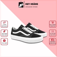 Vans vault old skool style 36 Sneakers In Black With White Sole Super High Quality For Men And Women Full Box