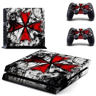 Biohazard Umbrella PS4 Sticker Play station 4 Skin PS 4 Sticker Decal Cover For PlayStation 4 PS4 Co