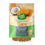 Happi Doggy Dental Chew Care Skin & Coat Support Honey & Coconut Oil / Dog Dental Chew / Dog Chew