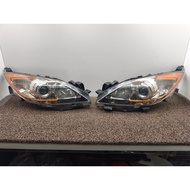 【ORIGINAL JDM】 Mazda 3 Axela Headlight Halogen (Pair) - Lampu Depan Kereta Halogen Halfcut Original 