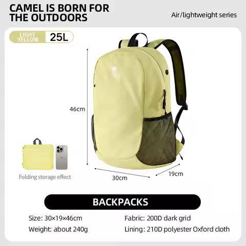 GOLDEN CAMEL Outdoor 27L Hiking Backpacks Travel Mountaineering Bags for Men Women Csual Backpack Sc