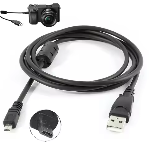 KUTOU USB Data Cable UC-E17 E16 E6 E23 for Nikon 1 S1 V1 D3200 D3300 D5000 D5100 D5200 D5300 D5500 D