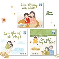 Sách thơ cho bé - Bộ Gia đình Bé Bỏng - Truyện tranh cho trẻ tập nói, mầm non từ 0-1-2-3-4-5-6 tuổi 