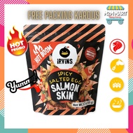 Irvins Hot Boom Spicy Salted Egg Salmon Skin Fish Skin Chips Snack
