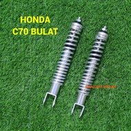HONDA C70 BULAT FRONT MONOSHOCK ABSORBER MONO SHOCK FORK DEPAN LEFT RIGHT KIRI KANAN SET C70-BULAT C