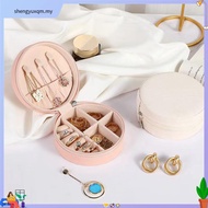 Round Jewelry Organizer Accessories Organizer Jewelry Case Box Earring Organizer Travel Organizer