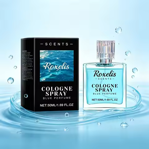 Roxelis50ml Cologne Blue fragrance natural light fragrance fresh fragrance asting fragrance elegant 