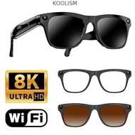 KOOLISM AI Smart Glasses, 8MP HD Camera Video Recording Smart AI Glasses, New Upgrade Photo Recordin