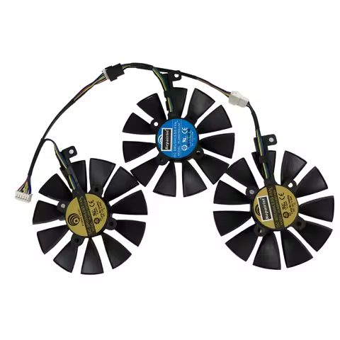 3Pcs/Set,PLD09210S12HH,GPU VGA Cooler,Graphics Fan,For ASUS STRIX GTX 1080Ti 1060 1070Ti 980Ti RX VE