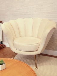 sofa kerang jumbo kaki stsinless jati jepara