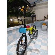 Folding bicycle bag, mini folding bicycle suitcase, front block bag, front block bag