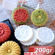 Khuôn trung thu 4 mặt họa tiết rồng sen 150gr-180gr