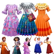 Encanto Summer Cartoon Fancy Girls  Cosplay Dress