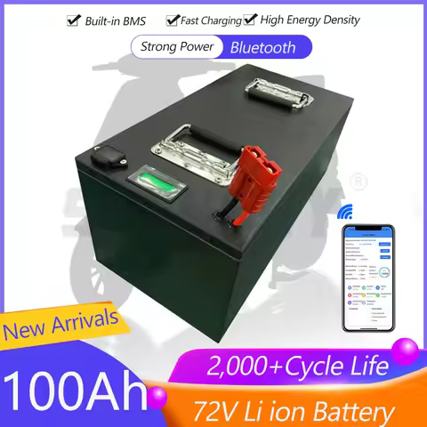 Factory Wholesale 72V Lithium Ion Battery Electric Vehicles Motorcycle Batteries 72volt 100Ah Lithiu