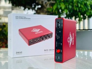 Box livestream M3 vừa sạc vừa live 2 chiều đàm thoại có cắm tai nghe dùng chân cắm Type-C và IPH âm