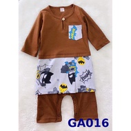 Baju Melayu Romper baby,baju raya bayi lelaki,baju melayu baby murah