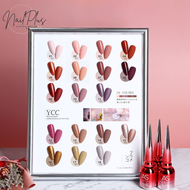 พร้อมส่ง สีเจล AS ขวดแดง โทนสีชมพูม่วง สีสวย แน่น ชัด ทาง่าย YCC 18  สี แถมชาร์จ