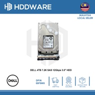 DELL 4TB 7.2K SAS 12Gbps 3.5" HDD // 00F9W8 // 0F9W8 // MG04SCA40EN