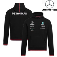 2024 Newest F1 Racing Hooded Sweat + Mercedes AMG Petronas Team F1 Softshell Jacket + Men&Women Spri