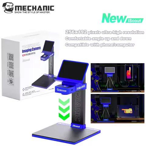 MECHANIC iScout Liftable 3D Thermal Imaging Camera One-key Quick Check Leakage for PC Phones PCB Cir