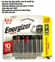 Pin AAA Energizer Max Alkaline Vỉ 12 viên - Hàng Chính Hãng