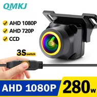 4K AHD 1080P Multi Functional Buttons Control HD Vehicle Rear View Camera CCD Night Vision 180"Wide