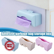 3 Colors Wall Mounted Garbage Bag Dispenser Organizer Plastic Bag Kitchen Drawer U0o0