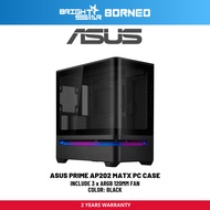 ASUS PRIME AP202 MATX Pc Case - Black / White