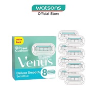 VENUS Deluxe Smooth Sensitive Refill Blades 8s