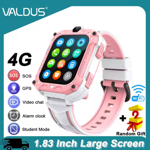 VALDUS 2025 New VK39 4G Children Smartwatch GPS SOS Video Call WIFI SIM Card 0.08Mpix Camera Large S