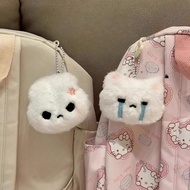 Plush Doll Cute White Rabbit Keychain Key Rings Pendant Accessory