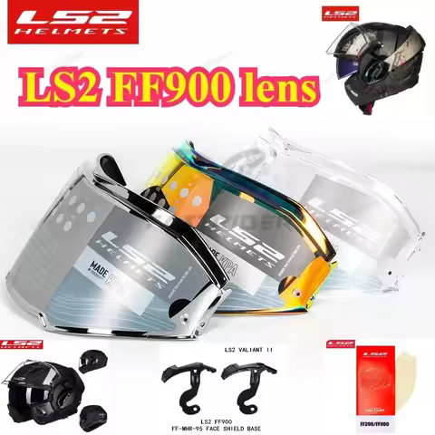 FOR LS2 FF900 Valiant II Helmet Original Gold Visor Shield - Fits Only LS2 FF900 Lens Models with An