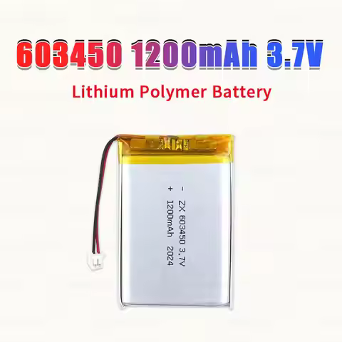 603450 603550 Battery Lipo 1200mAh 3.7V Polymer Rechargeable Lithium Ion Batteries for Dashcam,story