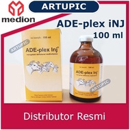 Ade-Plex Injection 100 Ml Multivitamin Ayam Unggas Sapi Kambing Domba Medion Vitamin Obat Hewan