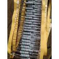 2 watt resistor.various values, thick leged roads, price per 5 pcs