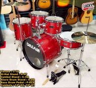 กลองชุดใหญ่ OVERDRIVE | OVERSPEED | G-FORCE | DREAM เลือกเซตฉาบได้ แถมฟรีอุปกรณ์ครบชุด ประแจขันกลอง