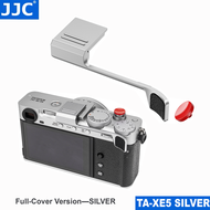 JJC Fuji X-E5ยกนิ้วให้ที่จับที่วางพักอะลูมินัมอัลลอยรองเท้าร้อนที่จับปลอดภัยสำหรับกล้อง XE5ฟูจิฟิล์ม